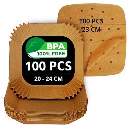 200/220 Unités Papier Cuisson Air Fryer Food-Grade BPA gratuit 20-24cm